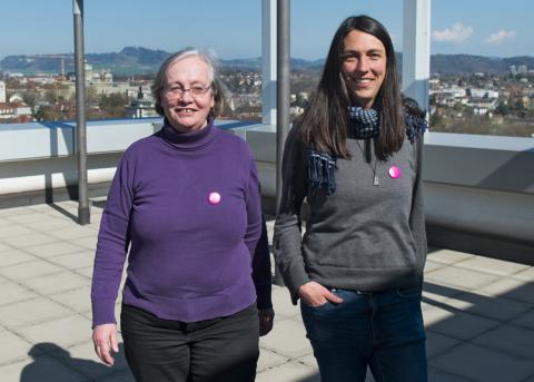 Mari­anne Kilchenmann und Karin Jenni, Mitinitiantinnen der Berner «City Card»