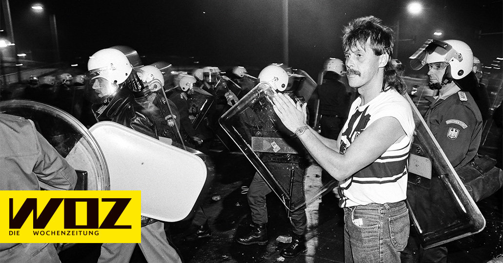 RostockLichtenhagen «Rassistische Gewalt wurde zum Argument» WOZ Die Wochenzeitung