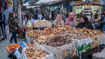 Marktszene in Kamischli im Nordosten Syriens