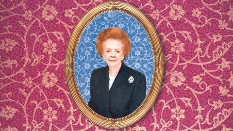 Fotomontage: Gesichter von Truss und Thatcher vereint