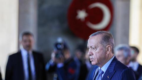 Recep Tayyip Erdoğan am Tag der Republik am 29. Oktober