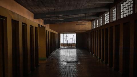Räume in der Ruine des Konzen­trationslagers Chacabuco in der Region Antofagasta