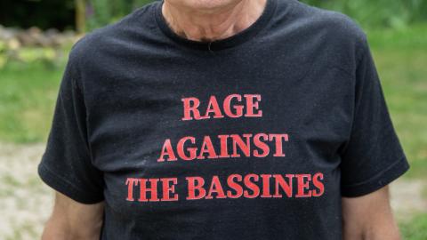 T-Shirt Rage against des bassines