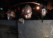 Bergarbeiter in der Ostukraine