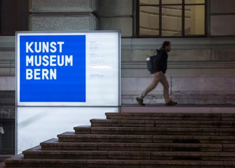 Eingang des Kunstmuseum Bern