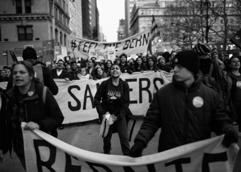 Kundgebung für Bernie Sanders am 30. Januar in New York.