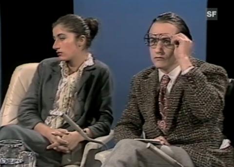 «Herr und Frau Müller» überrumpelten am 15. Juli 1980 die VertreterInnen von Politik und Polizei bei einem Fernsehauftritt