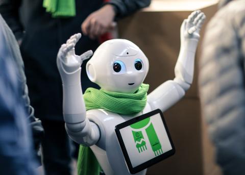 «Companion robot» Pepper am Digitaltag 2017