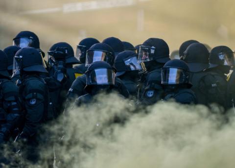 ­Polizeieinsatz im Juli 2017 bei der Demonstration «G20 – Welcome to Hell» in Hamburg