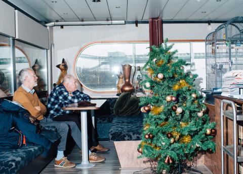 Weihnachts-Atmosphäre auf einem Flusskreuzfahrt-Schiff