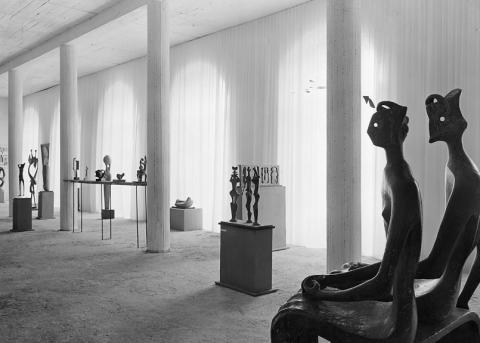 Skulpturensaal an der ersten Documenta 1955