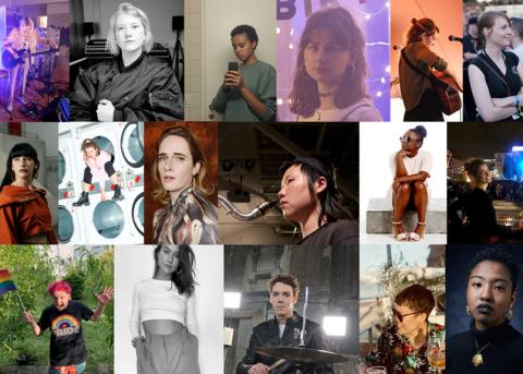 Fotos von Musikerinnen aus dem Music Directory