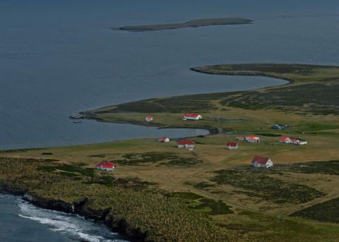 Siedlung auf Bleaker Island, Falklandinseln