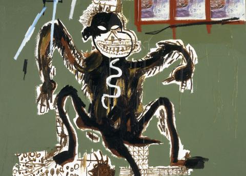 Gemälde «Sacred Ape» von Jean-Michel Basquiat