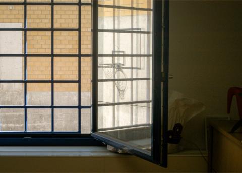 Blick aus einer Zelle im Gefängnis Pöschwies in Regensdorf ZH