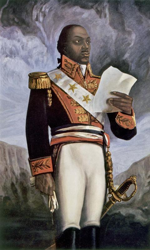 gemaltes Portrait von Toussaint Louverture