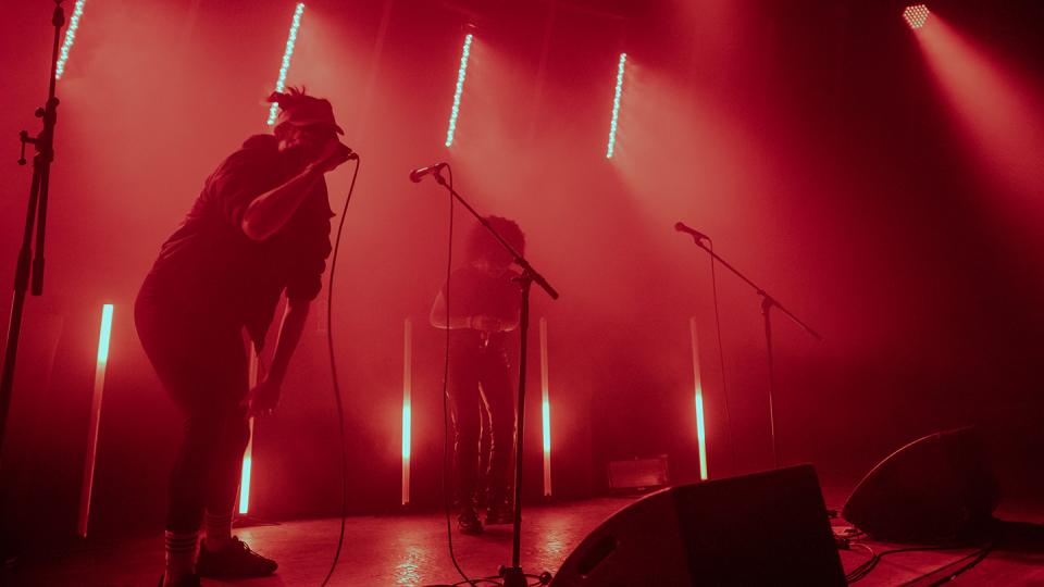 Hatepop mit der Berner Rapperin Soukey live im Gaskessel Bern im Januar 2022