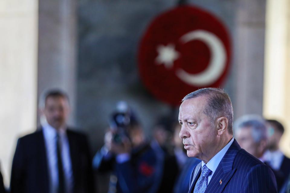 Recep Tayyip Erdoğan am Tag der Republik am 29. Oktober