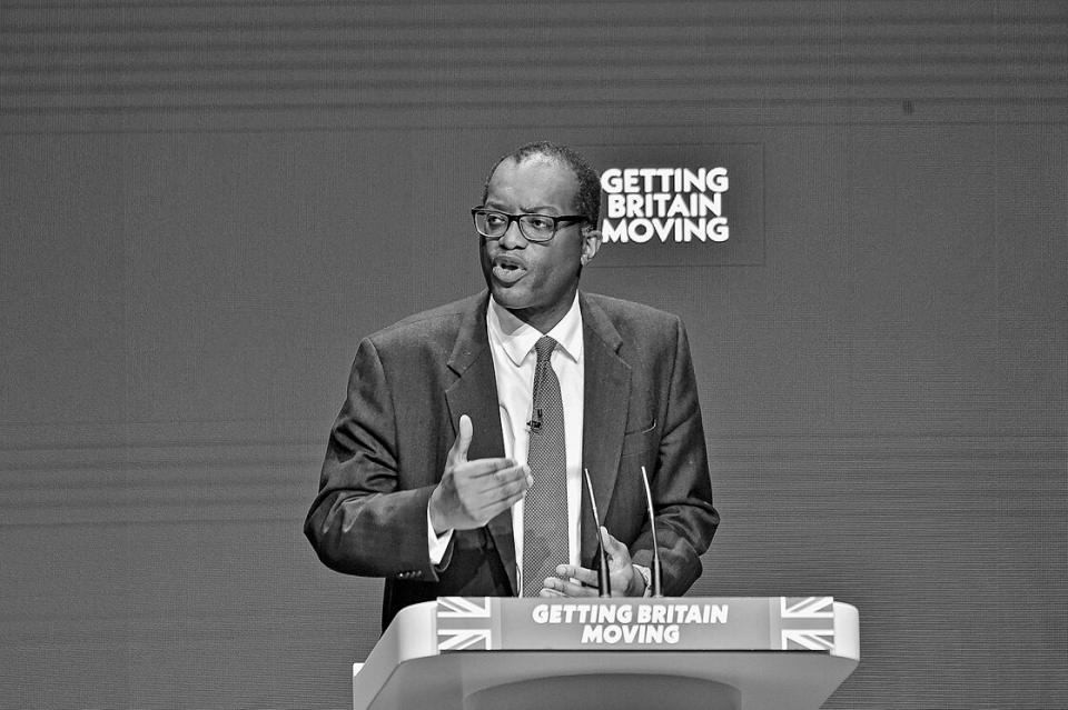 Tory-Parteitag in Birmingham, 3. Oktober 2022: Finanzminister Kwarteng rudert zurück