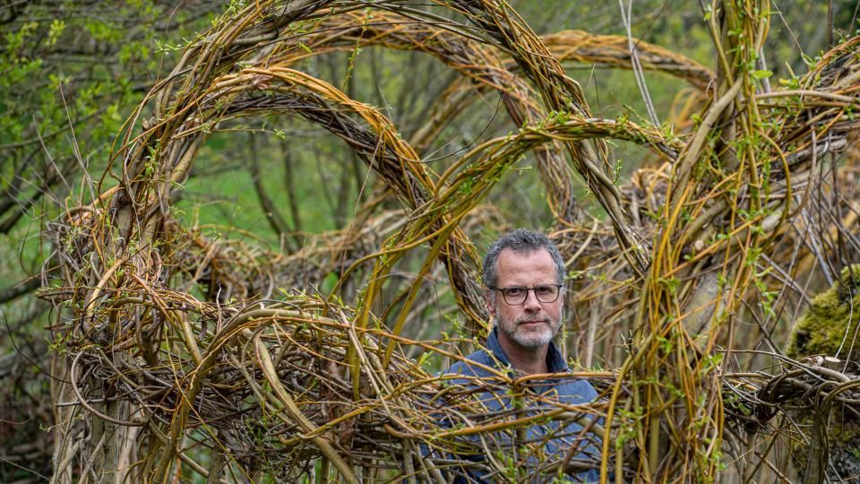 Marcel Hänggi im Botanischen Garten Zürich