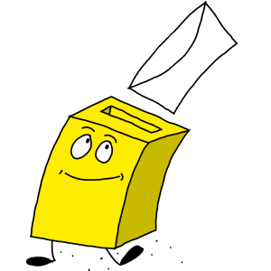 Illustration: Comic-Wahlurne